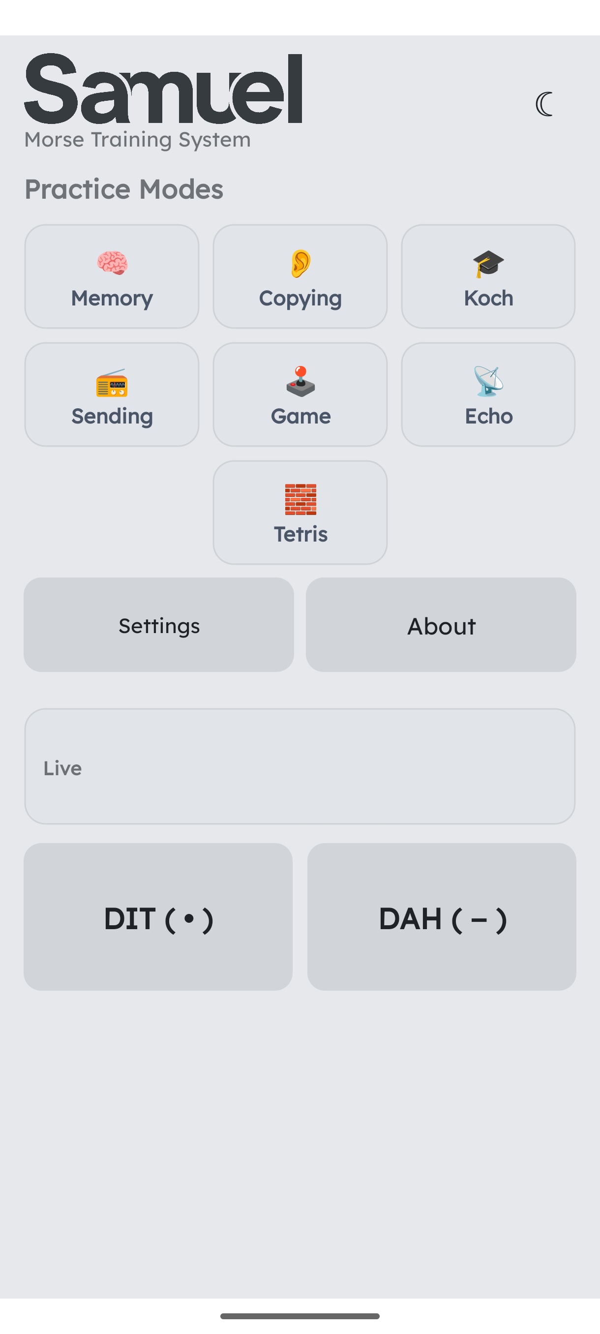 Samuel app screenshot
